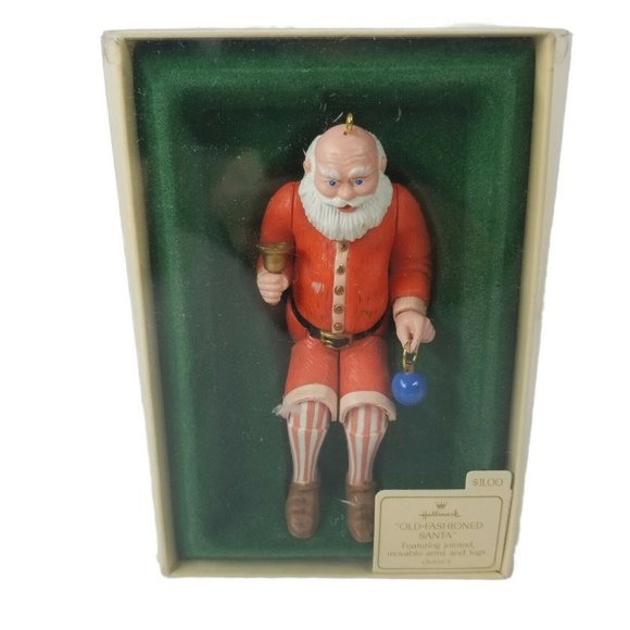 Old Fashioned Santa Hallmark Ornament Christmas 1983 Vintage QX4099 Original Box - Picture 3 of 6